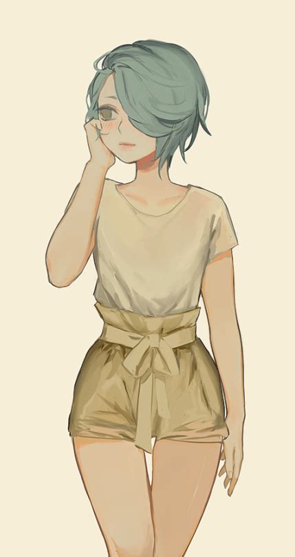 Anime Girl With Short Hair Drawing Idalias Salon