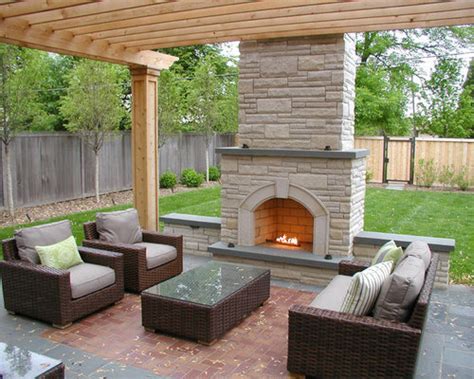 Custom Outdoor Fireplace Ideas Pictures Remodel And Decor