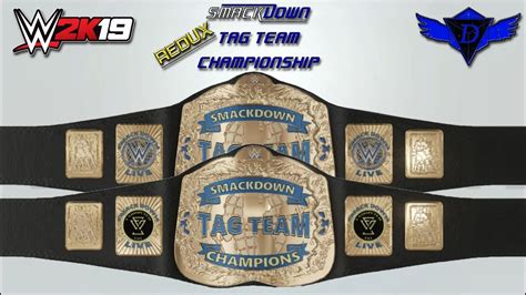 Added Side Plate Design Wwe K Smackdown Live Tag Team