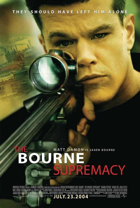 The Bourne Supremacy 2004 Movie Posters At Kinoafisha