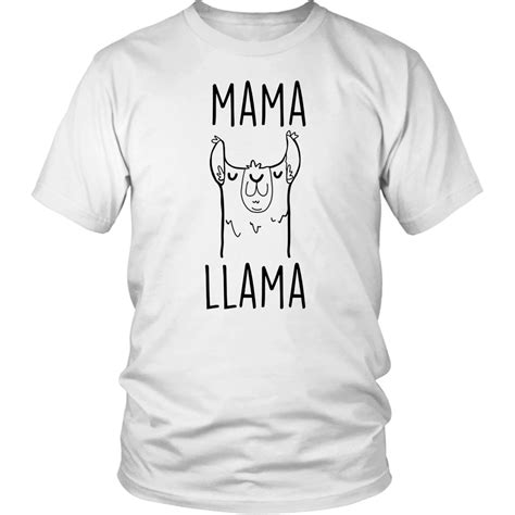 Mama Llama Funny Llama T Shirt T Shirt Shirts Funny Llama