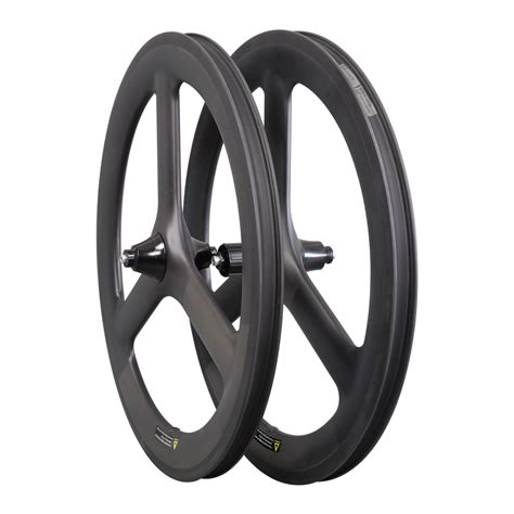Ican 20inch 451 Tri Spoke Wheels Carbon 700c 3 Spoke Folding Bike