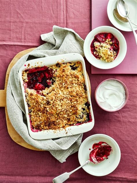 Apple And Berry Crumble Recipe Apple And Berry Crumble Berry Crumble
