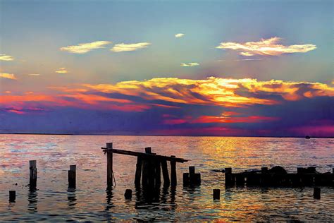 sandy hook new jersey sunset photograph by geraldine scull fine art america