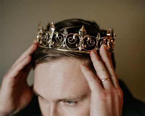 Buy Sweetv Royal King Crown For Men Metal Prince Crowns And Tiaras