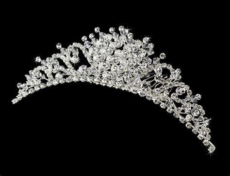 Crystal Wedding Tiara Comb Elegant Bridal Hair Accessories Crystal