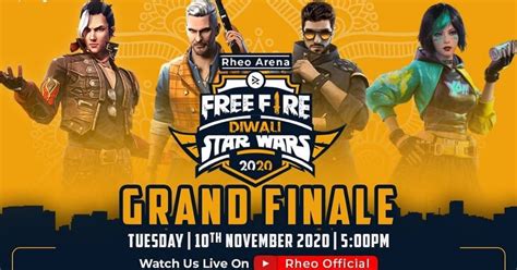 Catch top class free fire action as the top 12 teams battle for the title and lion's share of the prize pool!. Rheo Arena Free Fire Diwali Star Wars 2020 Grand Finale ...