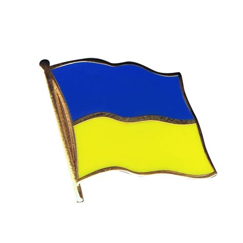 Ukraine Metal Flag Lapel Pin Badges For Clothes Ukrainian Brooch Oil