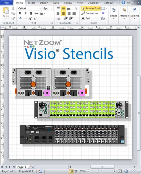 Netzoom Visio Stencils Library Updated For Data Center And Network
