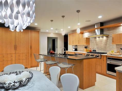 Contemporary Dining Area With Open Concept Kitchen Hgtv