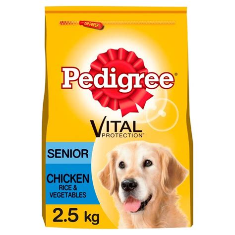 Pedigree Senior Complete Chicken And Rice Dry Dog Food Ocado