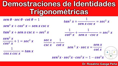 Identidades Trigonométricas Básicas 10 Ejercicios Resueltos