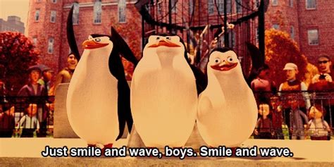 Smil Wave Smile And Wave Penguins Of Madagascar Funny Pictures