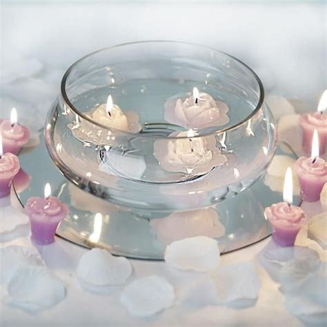 7 Floating Candle Glass Bowls Floating Candle Centerpieces Wedding