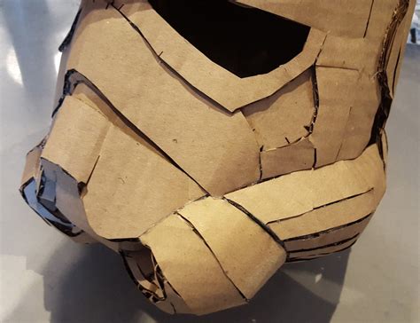 Cardboard Stormtrooper Helmet 7 Steps With Pictures Instructables