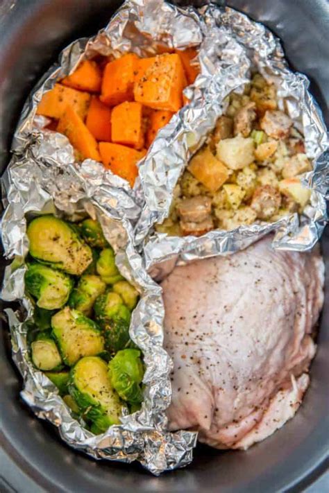 Get out your slow cooker and enjoy the company of others instead of the kitchen. Slow Cooker Thanksgiving Dinner (for 2!) - Dinner, then ...