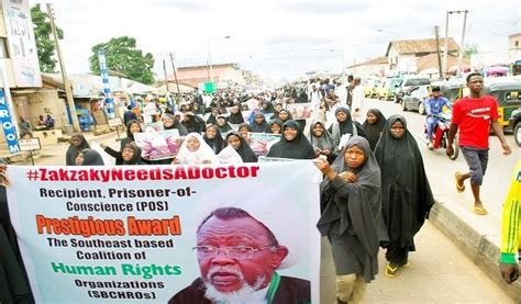 Free zakzaky protest at abuja human right commission in the nigerian capital today the 19th of jan 2016 by students and national youth service corps thank god he is an hausa man an a muslim. Ahlulbayt News Agency Abna Shia News