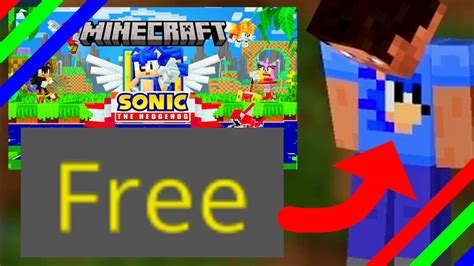 How To Get Free Sonic Skindlc On Minecraft Bedrock Edition Xbox Ps4