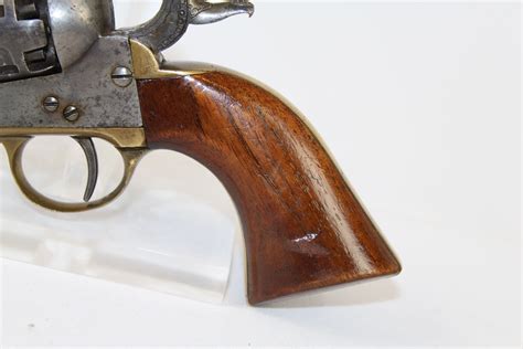 1850s Samuel Colt Belgian Brevete Model 1849 Pocket Revolver Antique