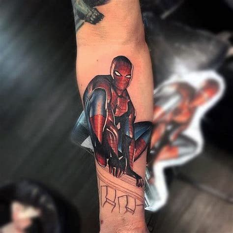 Spiderman Tattoo Design Ideas For Men Wild Webs Of Ink