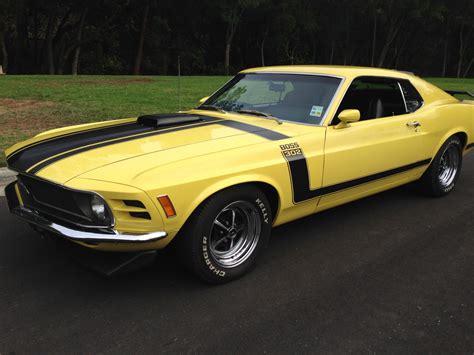 1970 Original Mustang Boss 302 Grabber Yellow Classic Ford Mustang
