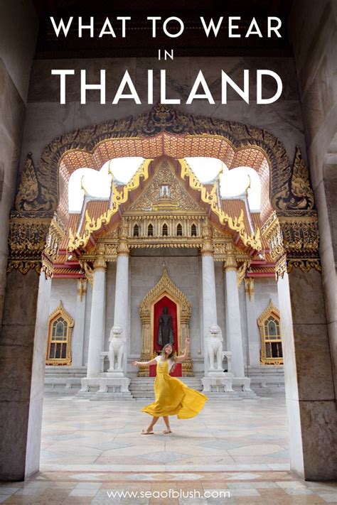 The Cover Of What To Wear In Thailand Featuring A Woman In A Yellow Dress