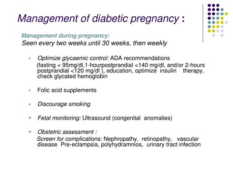 Ppt Update On Management Of Diabetes In Pregnancy Powerpoint Presentation Id4145161