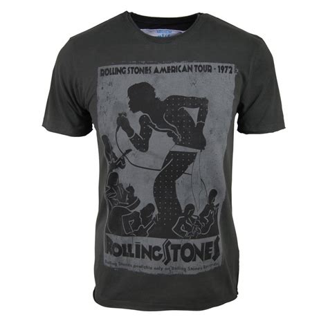 To call the rolling stones successful would be an understatement: Amplified Mens Rolling Stones Poster 72 T Shirt, Charcoal ...