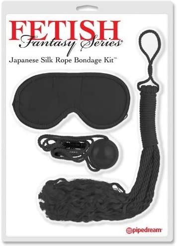 Amazon Com FF Jap Silk Rope Bondage Kit Black Pack Health