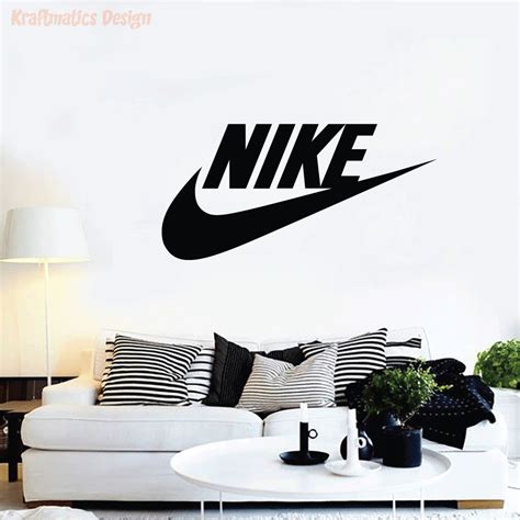 Nike Logo Wall Decal Vinyl Sticker Krafmatics