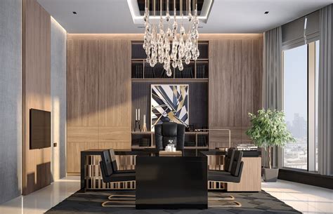 Modern Luxury Ceo Office Interior Design Jeddah Saudi Arabia Work