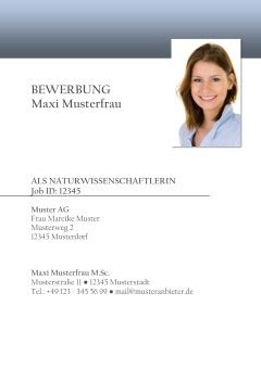 Deckblatt Bewerbung - 100+ kostenlose Muster & Vorlagen!