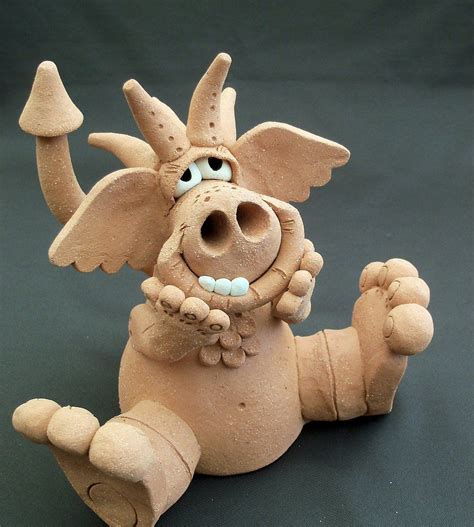Pin By Pat On Clay 2019 Pottery Animals Ceramic Monsters Clay Projects