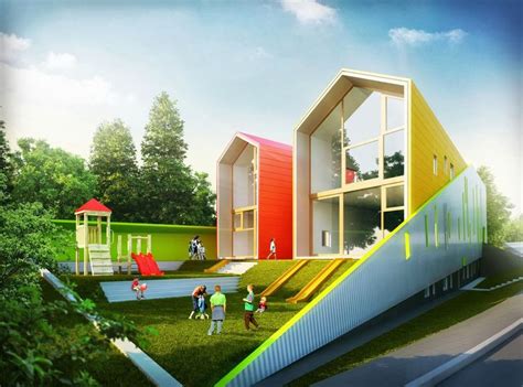 Kita Kindergarten School Architecture Preschool Architecture