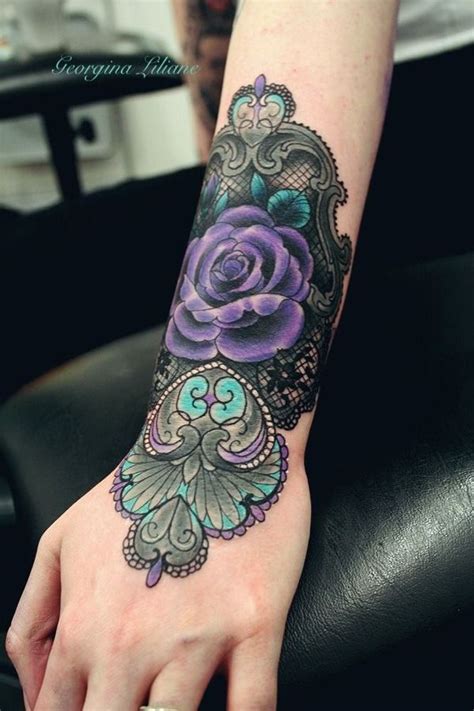 Unveiling 45 Alluring Lace Tattoos For Women Art And Design Lace