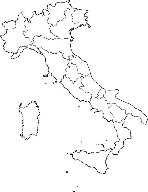 Italy Map Outline Clip Art Png Is Italy South West Europe Mccloud