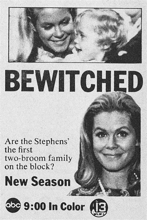 Agnes Moorehead Elizabeth Montgomery 60s Tv Sixties Bewitched Tv