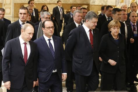 Germany Hosts Putin And Poroshenko For Ukraine Summit Wsj