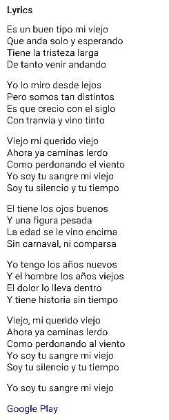 Pin De Jessica Vela En Song Lyrics Querer Querernos Viejitos Letras
