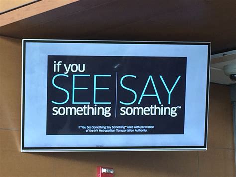 See Something, Say Something. | Authentic Recognition