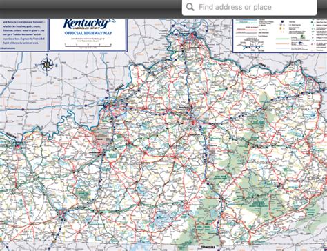 New Official 2017 Kentucky Highway Map Now Available Highlights