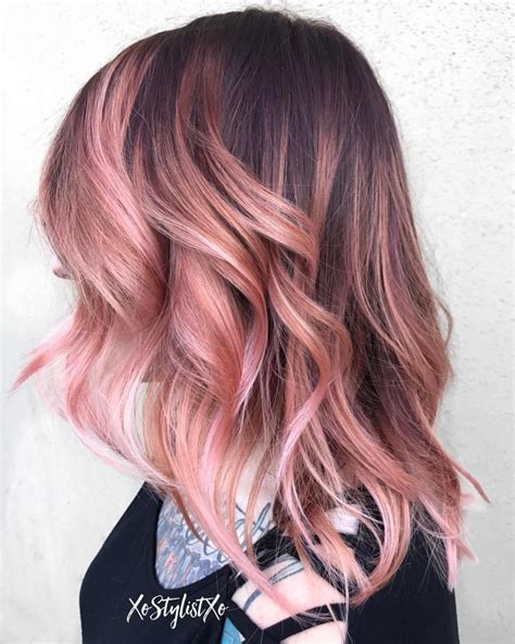 20 Subtle Rose Gold Blonde Balayage FASHIONBLOG