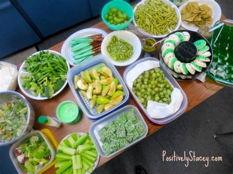 A St Patrick S Day Green Potluck In The Classroom