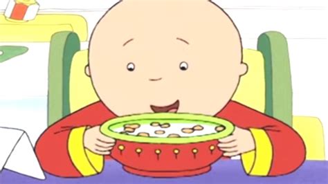 Funny Animated Cartoons 🥄 Caillou Loves Cereals 🥄 Caillou Holiday Movie