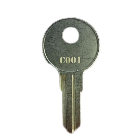 C001 C025 Pair Of Replacement Keys For Tuff Contico Tool Box Locks