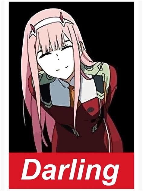 Zero Two Smile Darling In The Franxx 002 Poster For Sale By