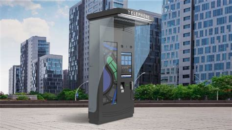 Partteam And Oemkiosks Debut Smart City Kiosk With Telephone Booth Design