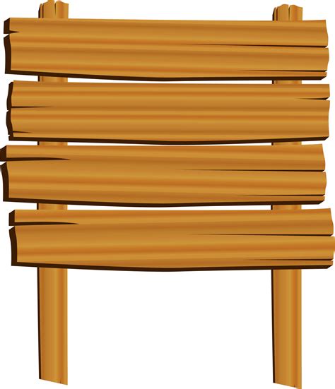Wood Clip Art Wooden Hanging Board Png Transparent Png Full Size