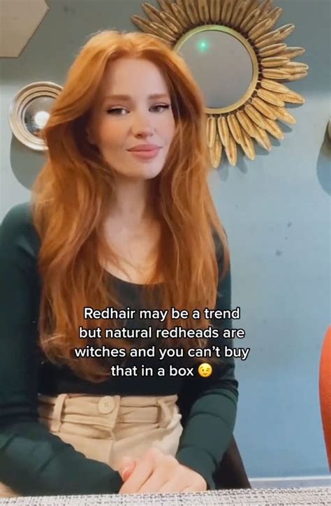 I’m A Natural Redhead Everyone Wants To Look Like Us But Sorry You Can’t Buy It In A Box