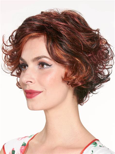 Red Short Curly Synthetic Hair Women Wigs Best Wigs Online Sale